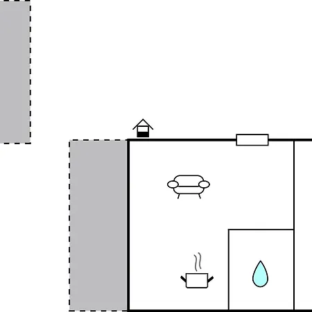 アパート Lovely In With Kitchen *